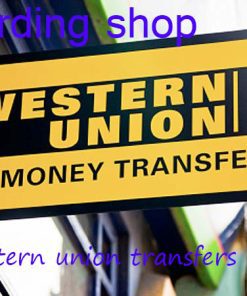 Western Union Account with $1000 balance transfer