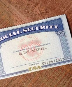Social Security Number – UNITED STATES